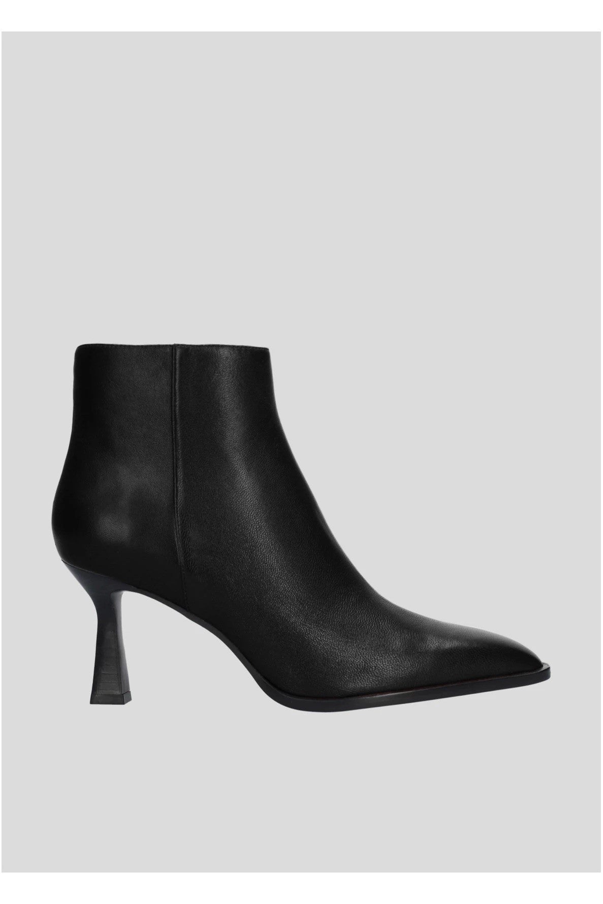 Amina Boot In Black Leather Amari Shoes Fashion Cork