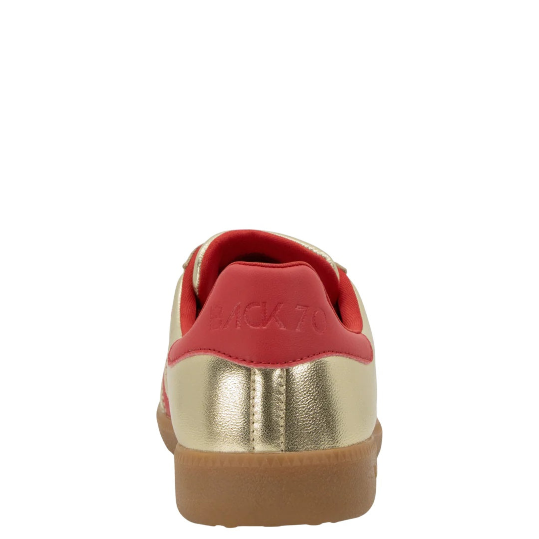 Metallic Nappa Gold And Red