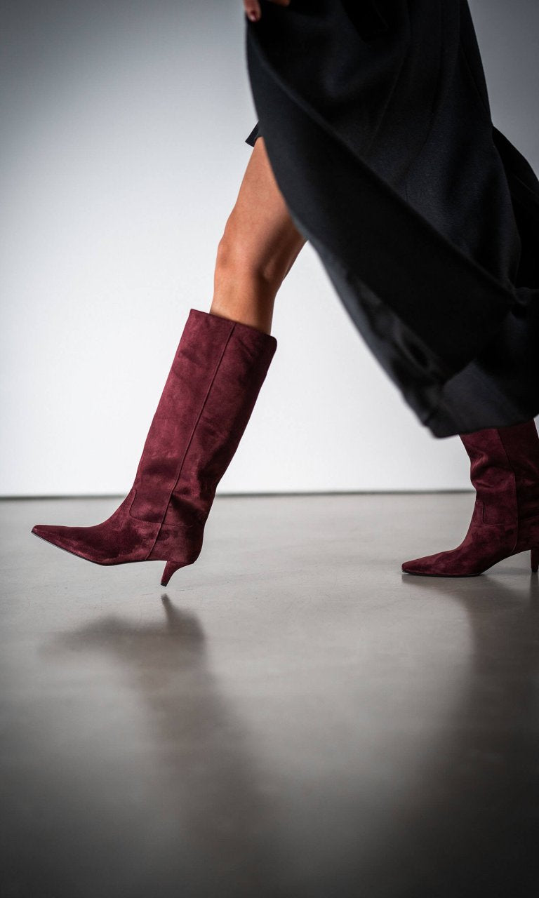 Mulberry Knee High Suede Boot
