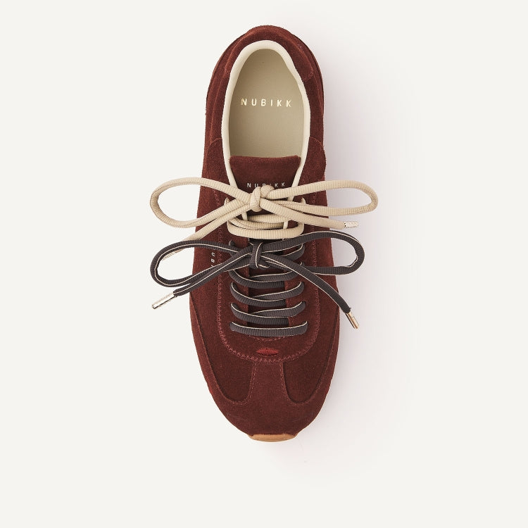 Billy Lou Sneaker In Bordeaux