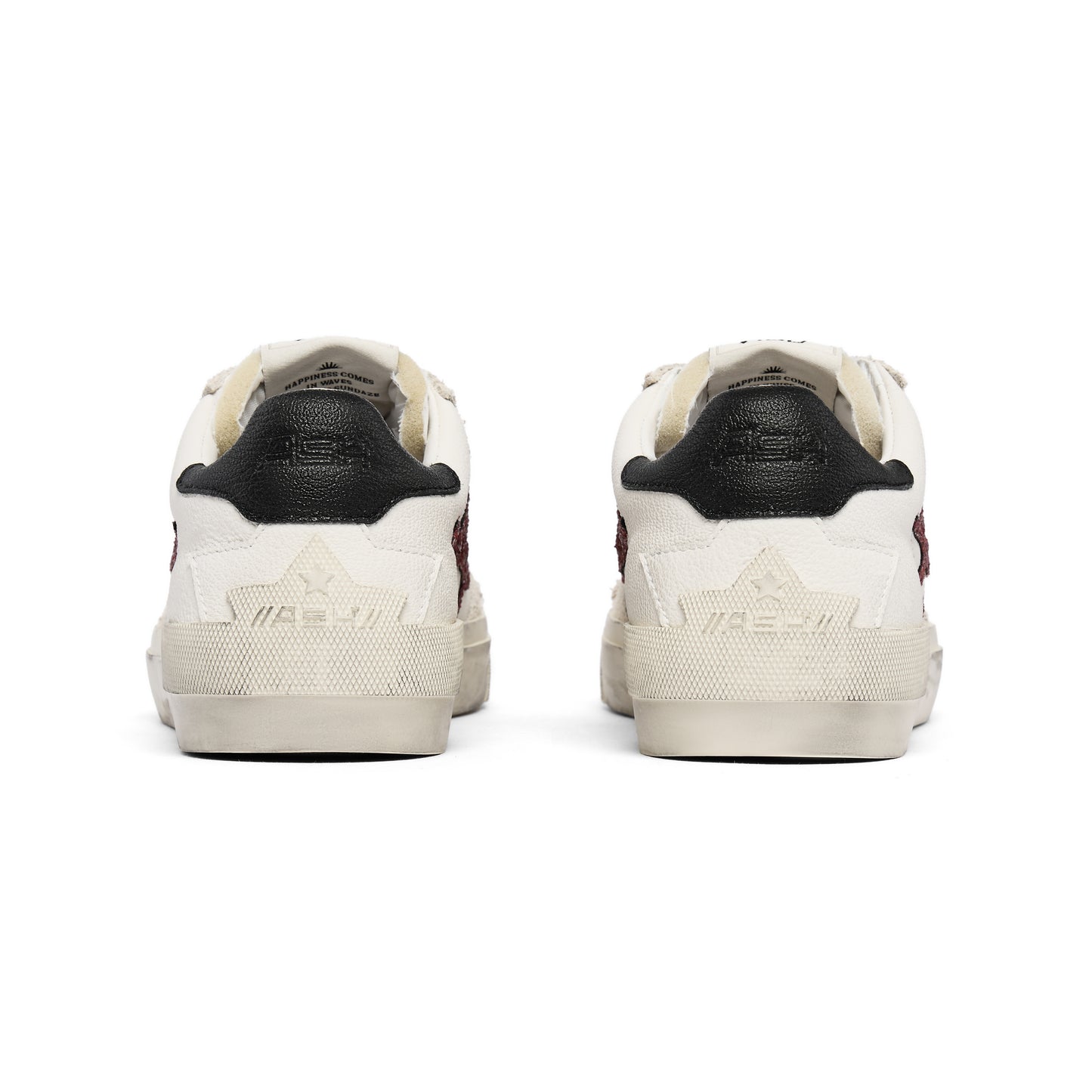 White Sneaker With Purple Detail