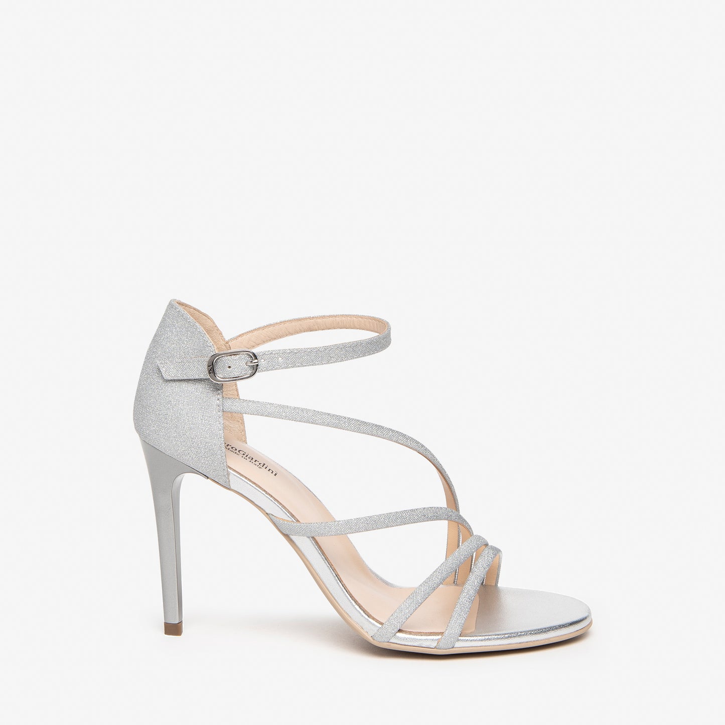 Glitter Strappy Heel