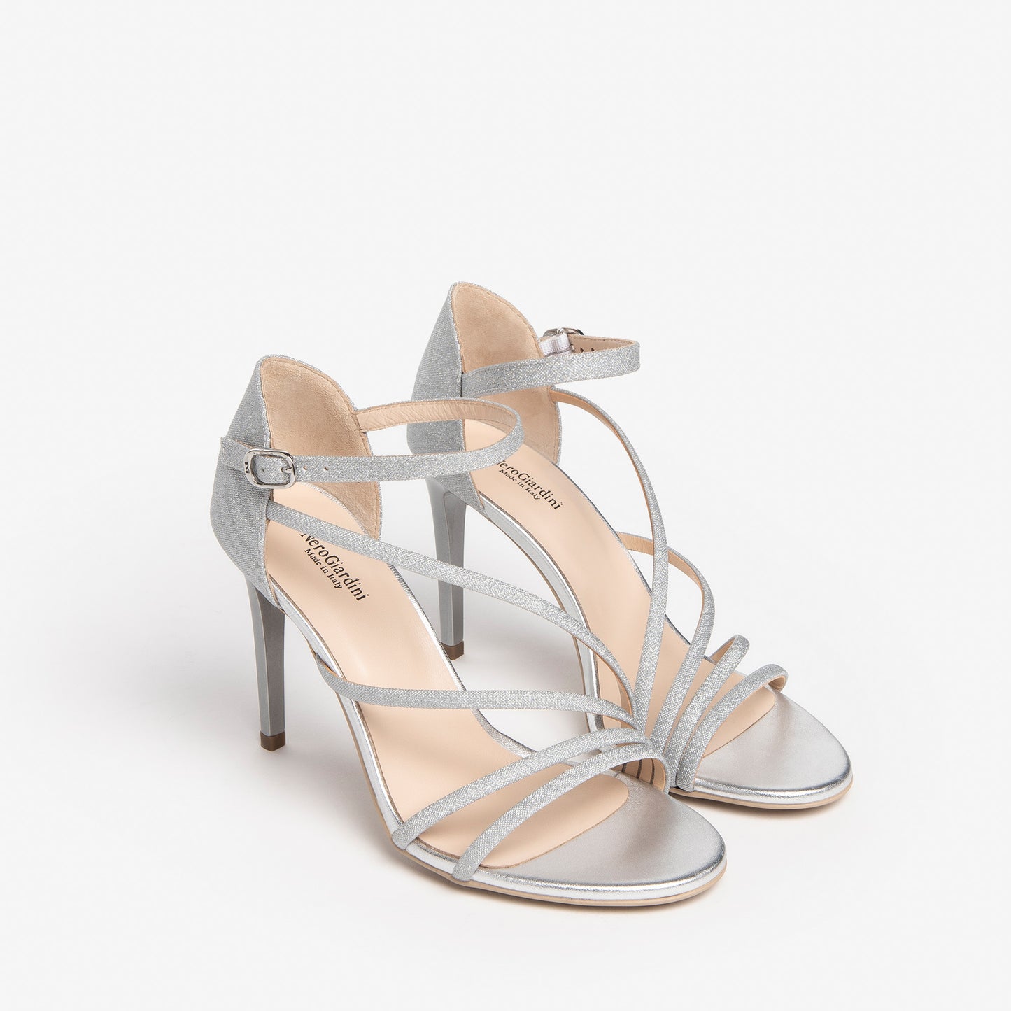 Glitter Strappy Heel