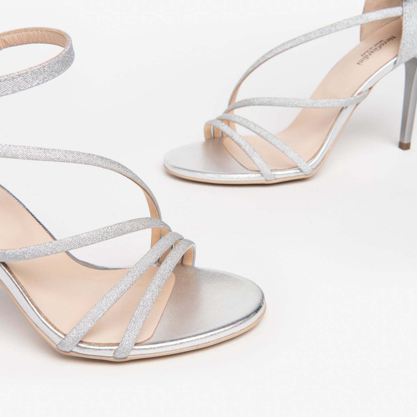 Glitter Strappy Heel