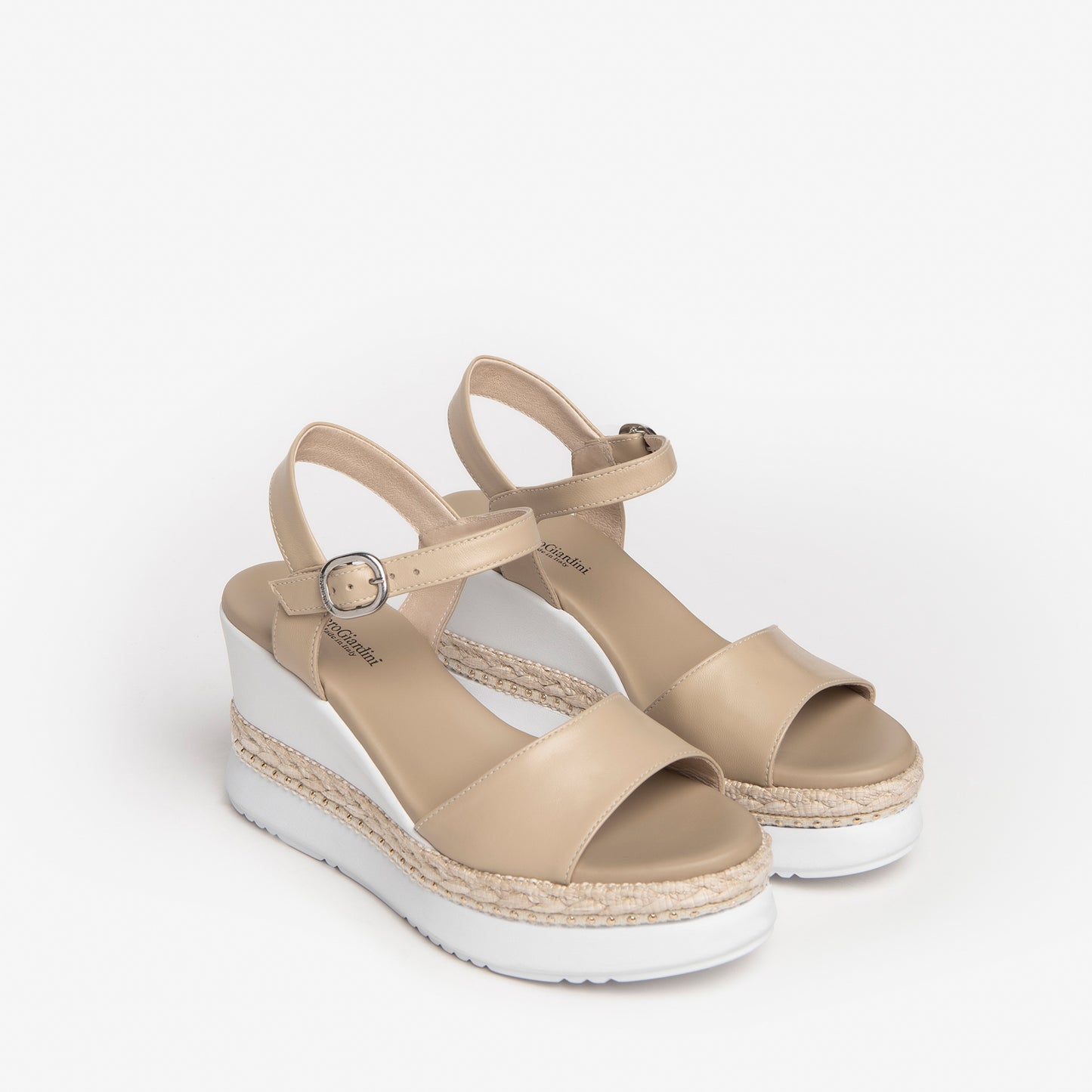 Leather Sandal Wedge