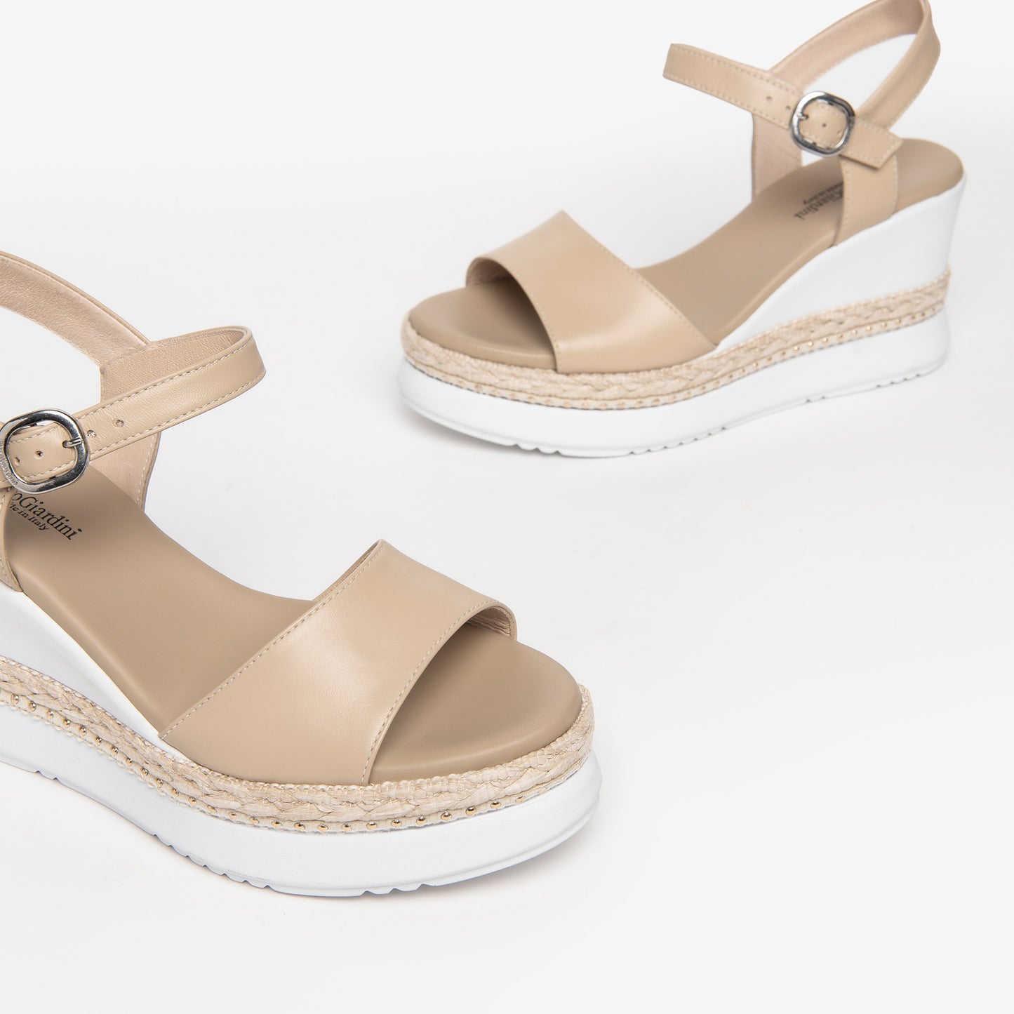 Leather Sandal Wedge