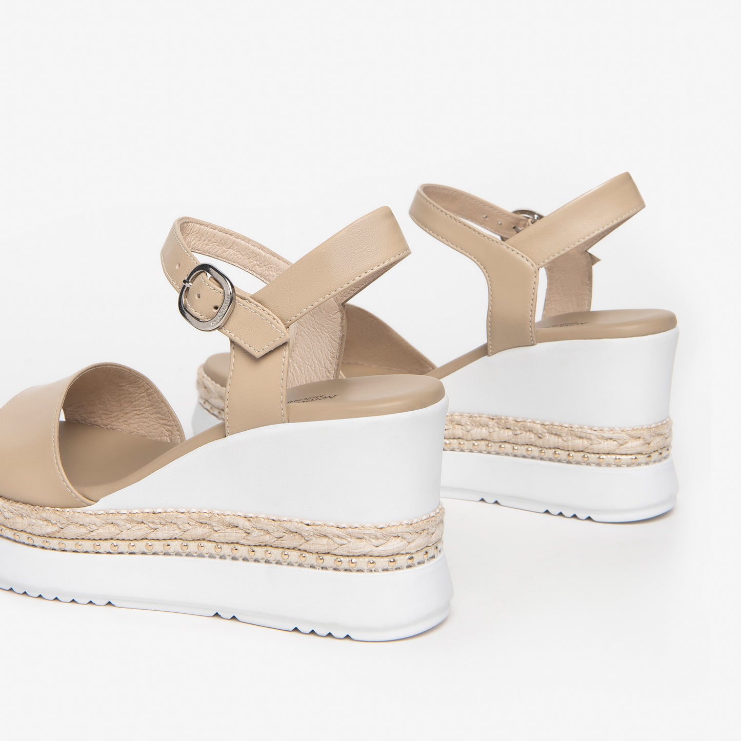 Leather Sandal Wedge