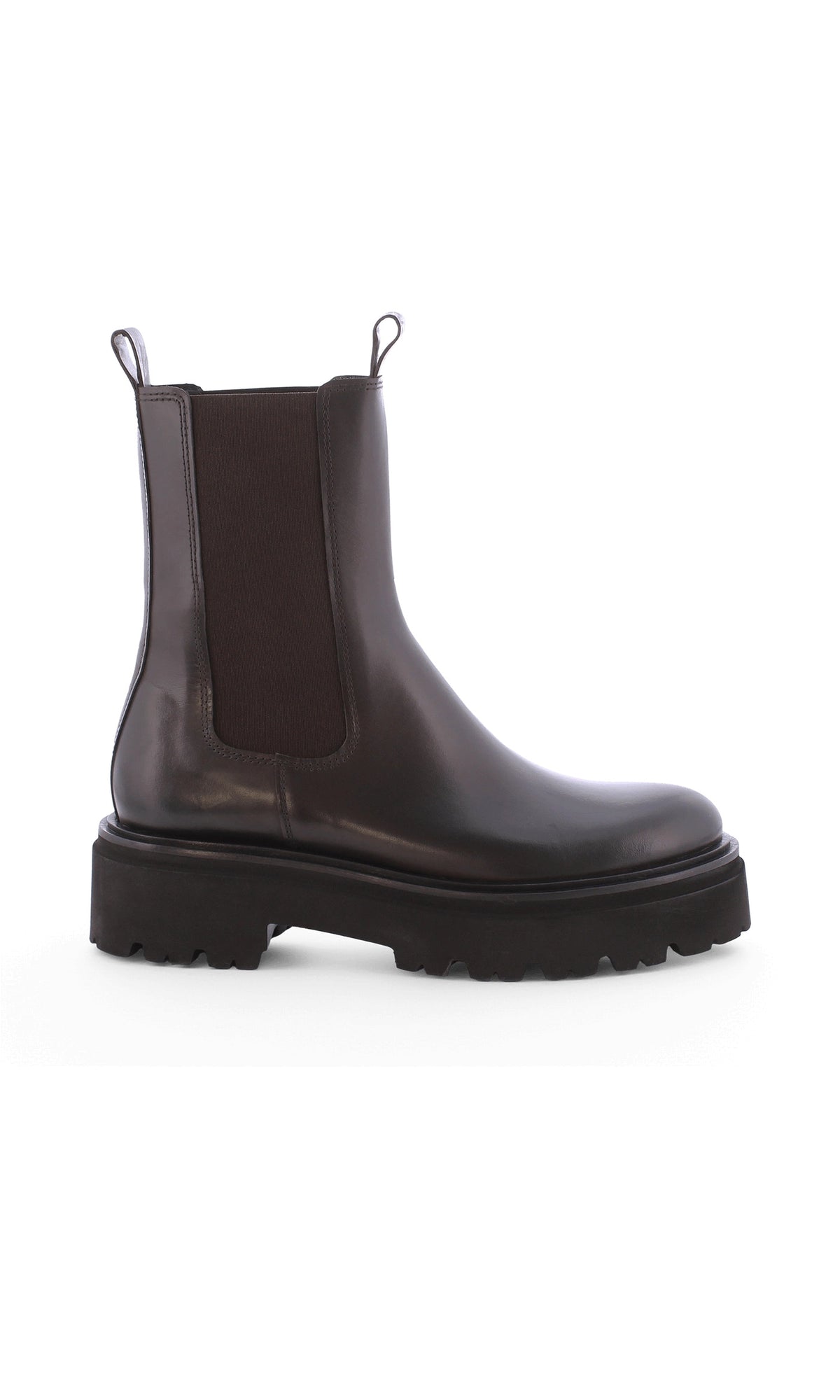 Brown Leather Chelsea Boot