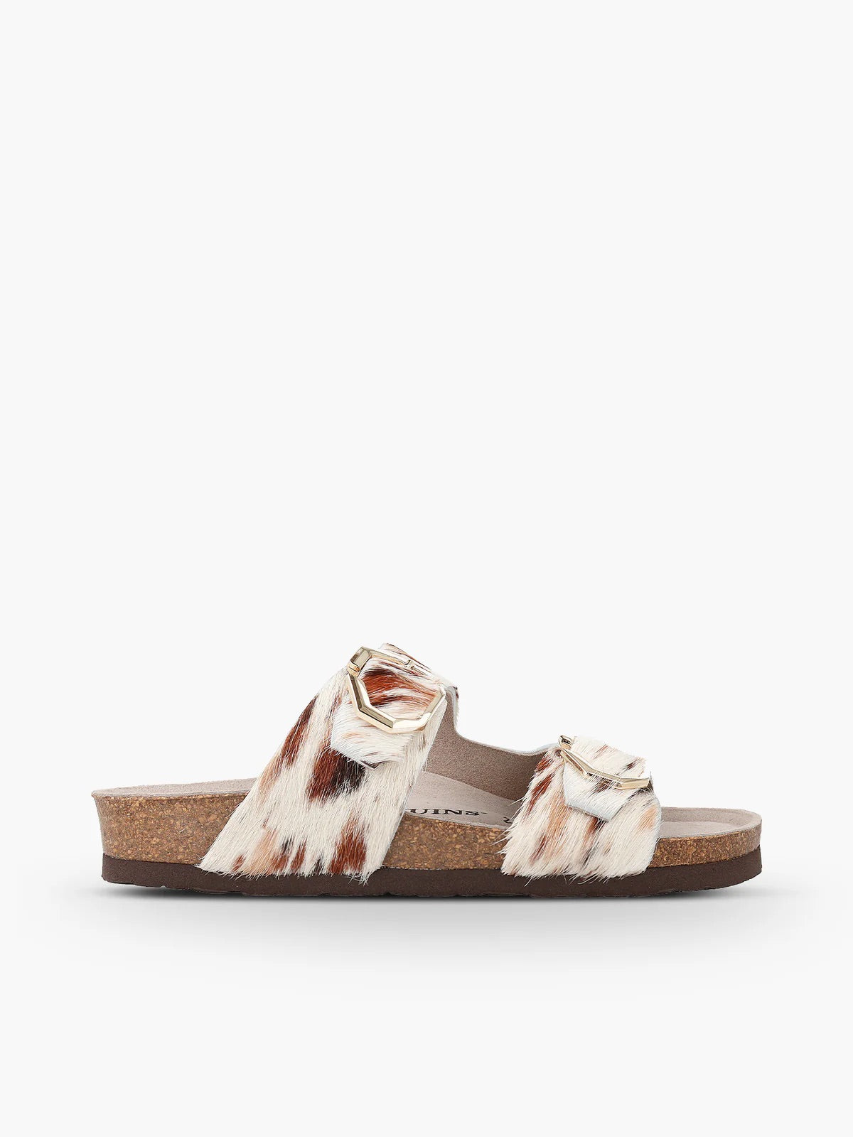 Cowhide Double Strap Sandal