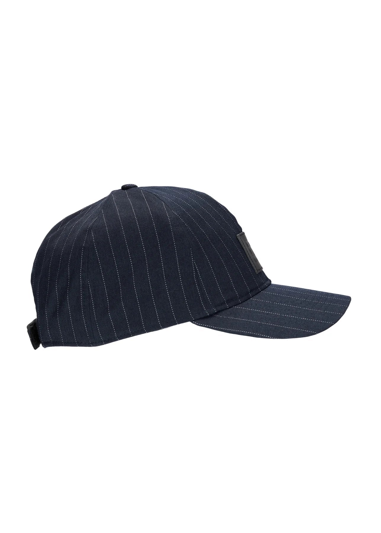 Cap In Navy Pinstripe