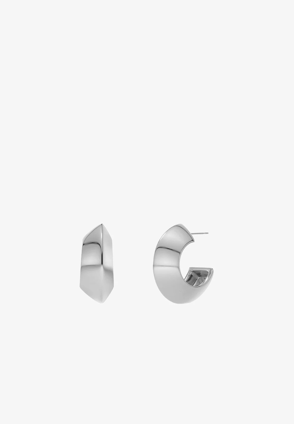 Bead Creoles Large Steel