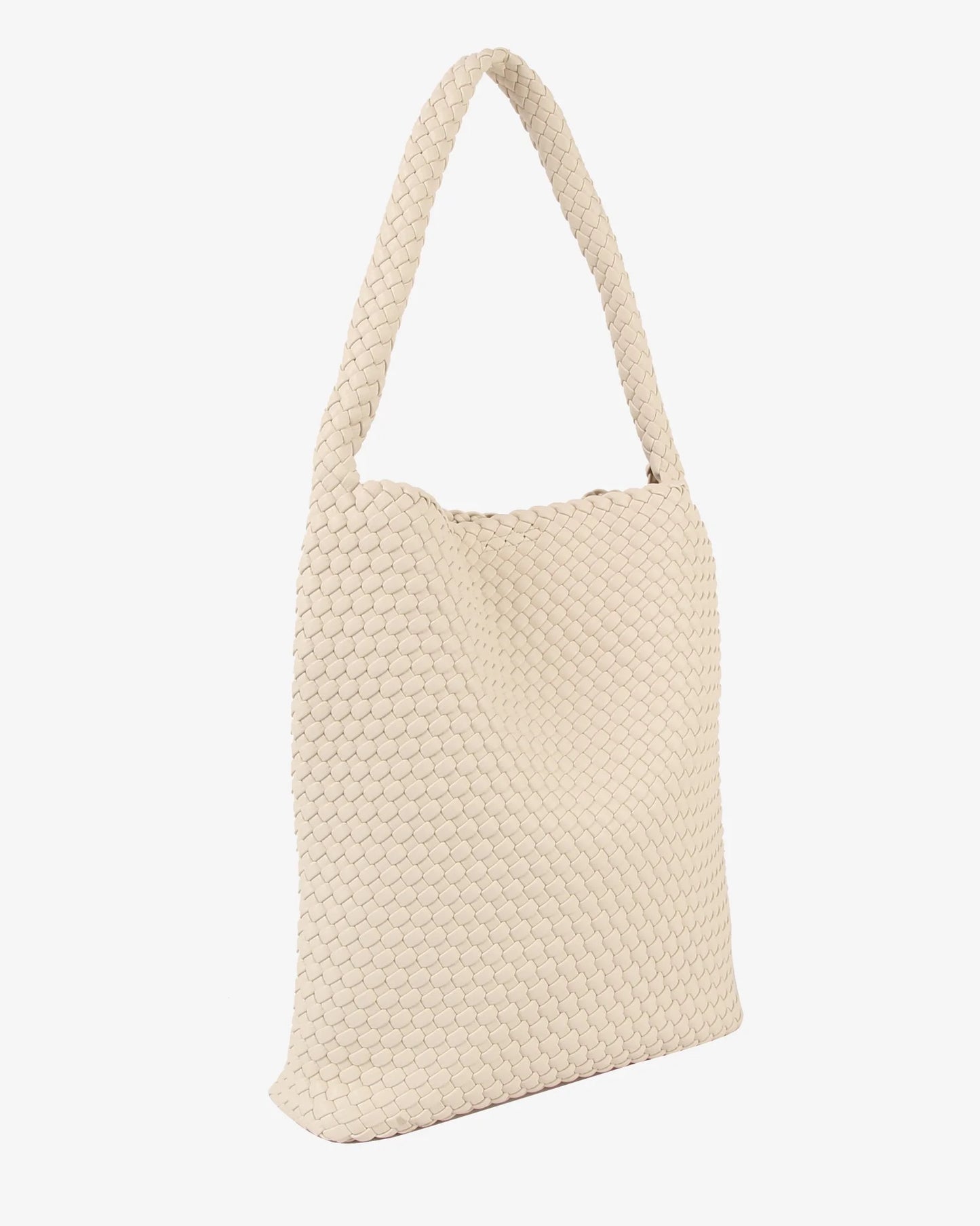 Hobo Braided Soft In White Sand