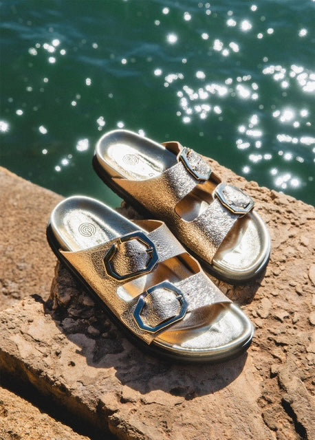 Galia Slider In Platinum