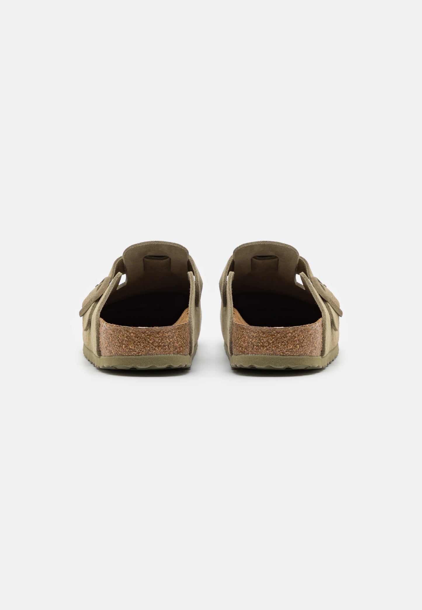 Boston Suede Clog Faded Khaki