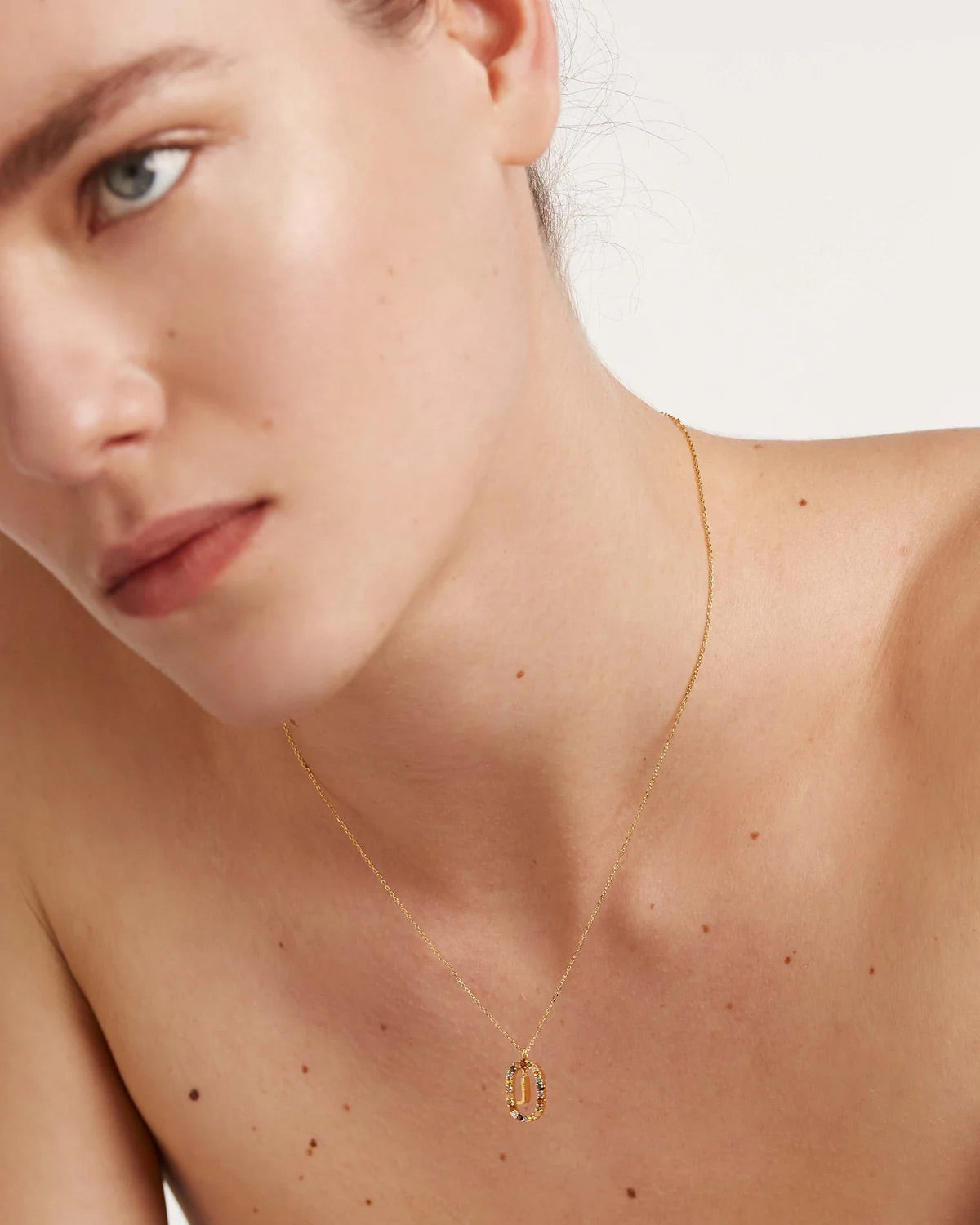 Initial Necklace 'L'