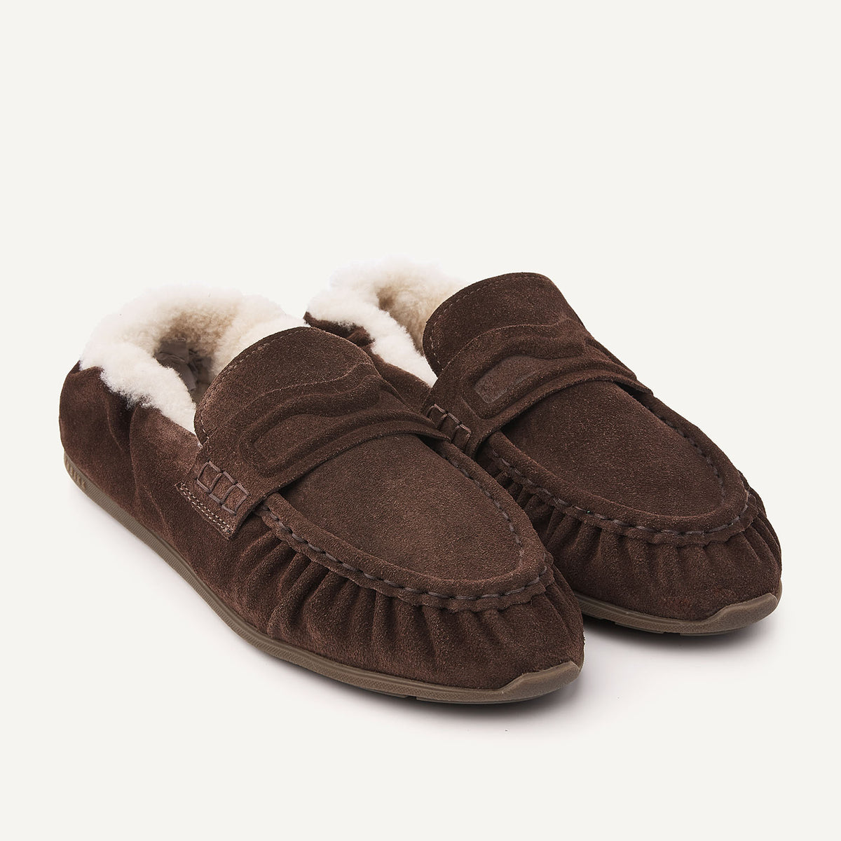 Riley Mio Shearling Loafer In Suede