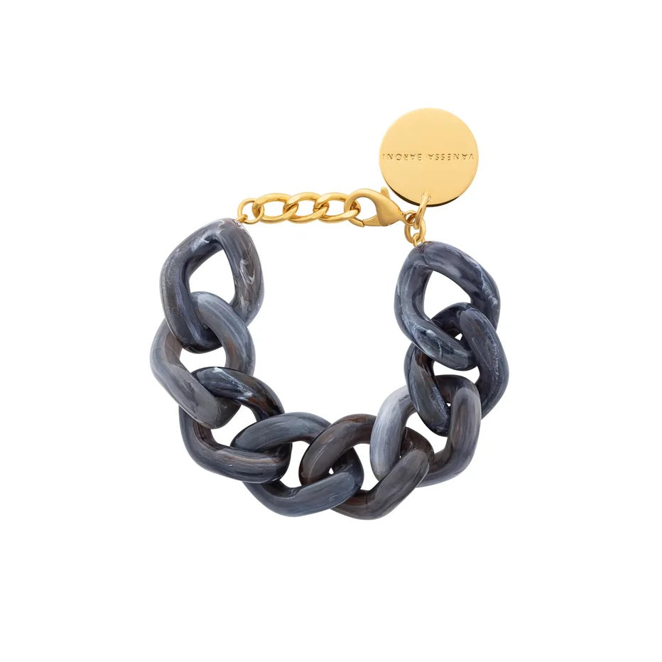 Great Bracelet In Blue Jeans Marble
