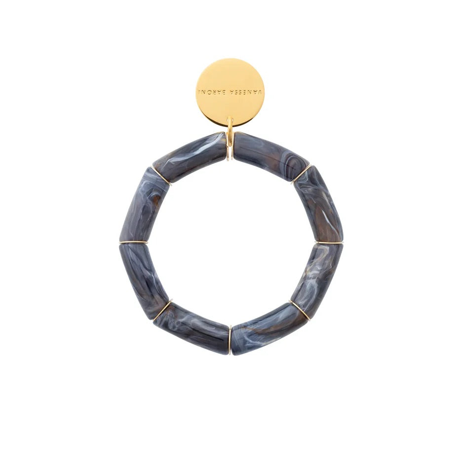 Flex Bracelet In Blue Jeans Marble