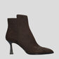 Brown Pony Hair Ankle Boot