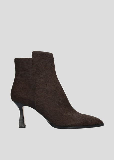 Brown Pony Hair Ankle Boot