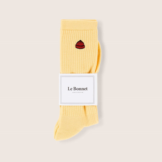 Logo Sock In Blonde