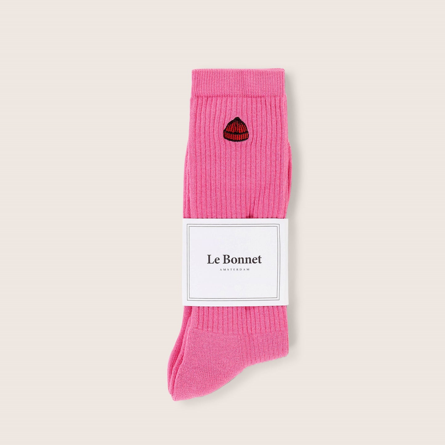 Logo Sock In Bubblegum