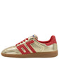 Metallic Nappa Gold And Red