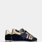 Jogger Navy Suede Gold#