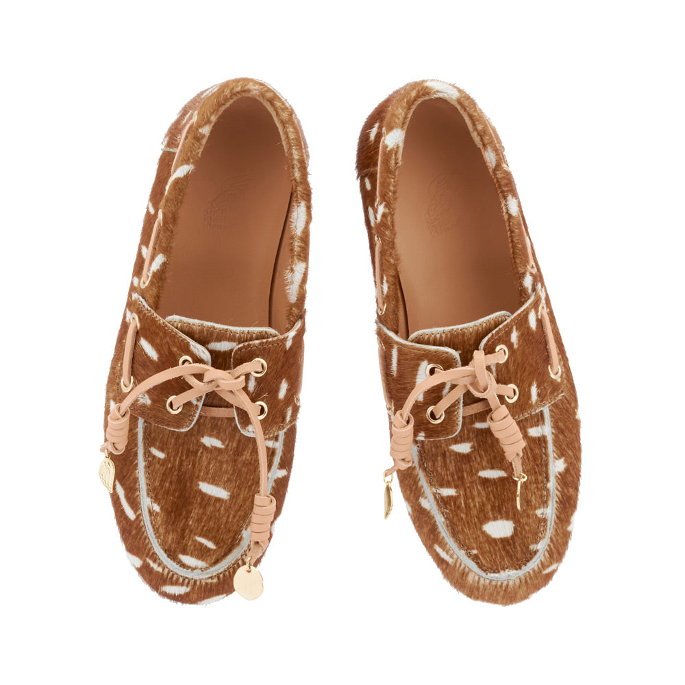 Pliaria Boat Shoe In Bambi