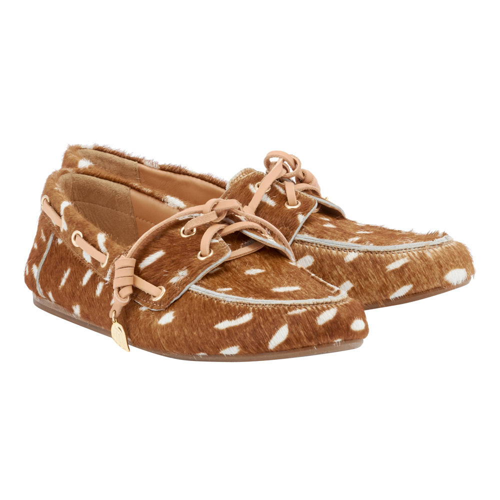 Pliaria Boat Shoe In Bambi