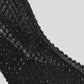 Black Net Boot With Crystals