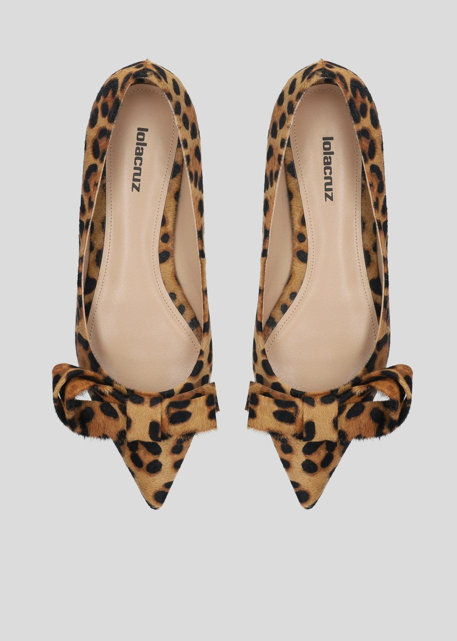 Bethany Leopard With Bow