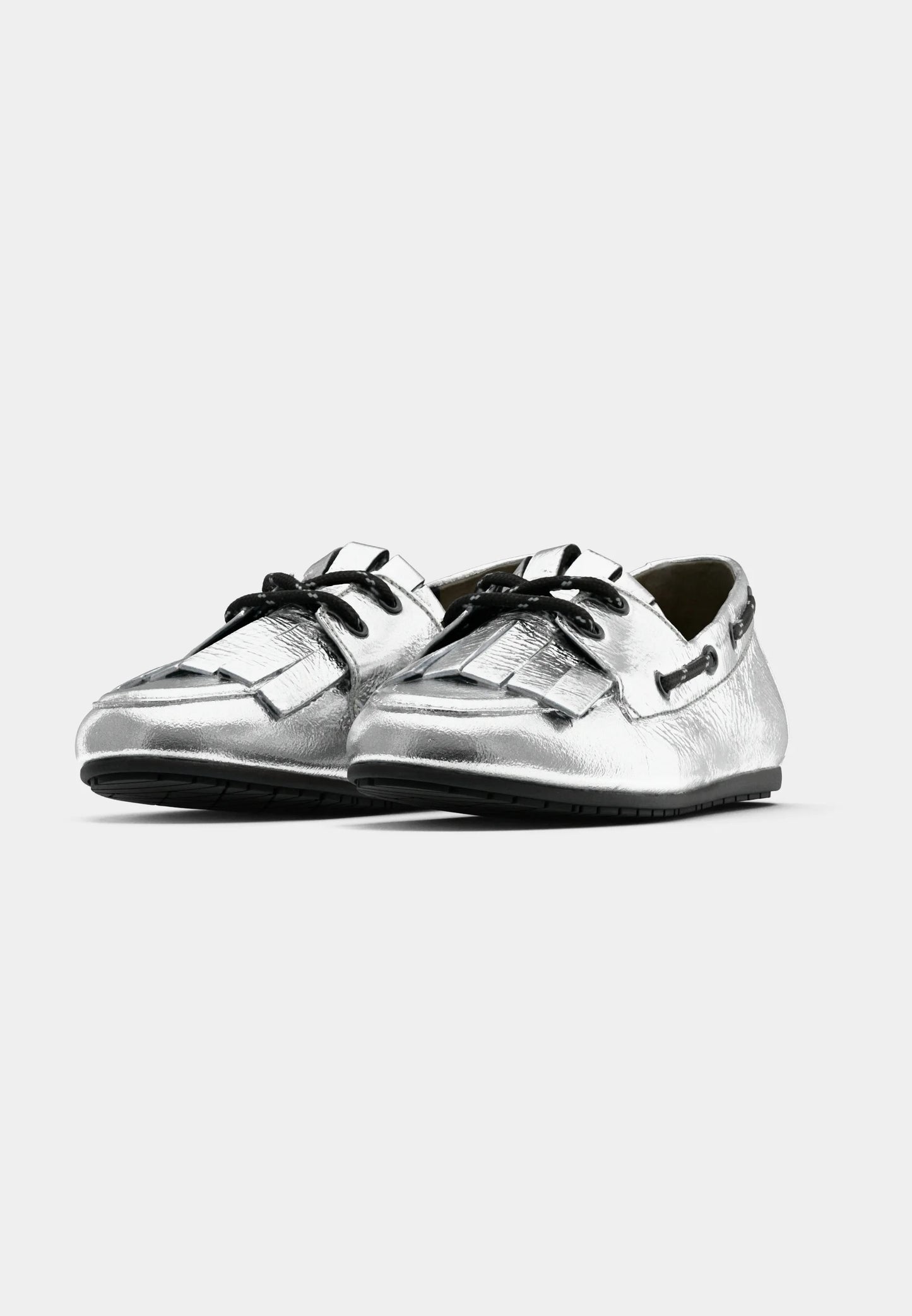 Drop Docksider In Silver