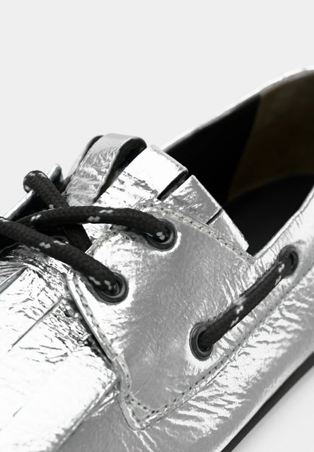 Drop Docksider In Silver