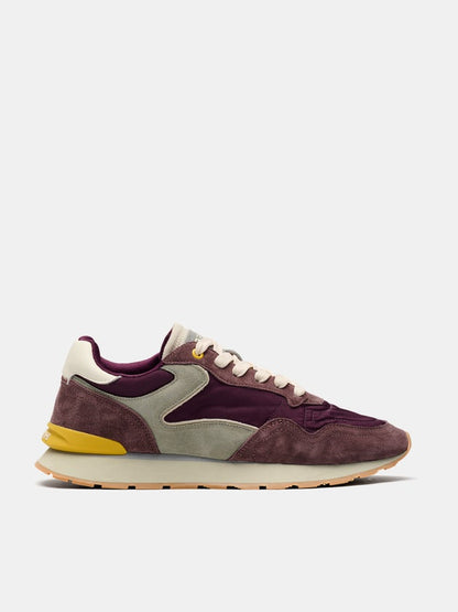 City Chrome Sneaker In Aubergine