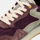 City Chrome Sneaker In Aubergine