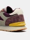 City Chrome Sneaker In Aubergine