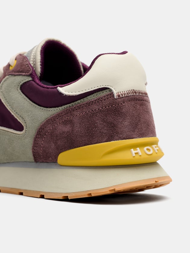 City Chrome Sneaker In Aubergine