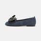 Blair Denim Loafer With Nappa Bow