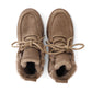 Shearling Laced Boot Platform Sole