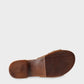 Suede Wooden Clog Sandal