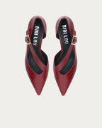 Bibi Lou Anouk Pump In Scarlett, top view of the pair