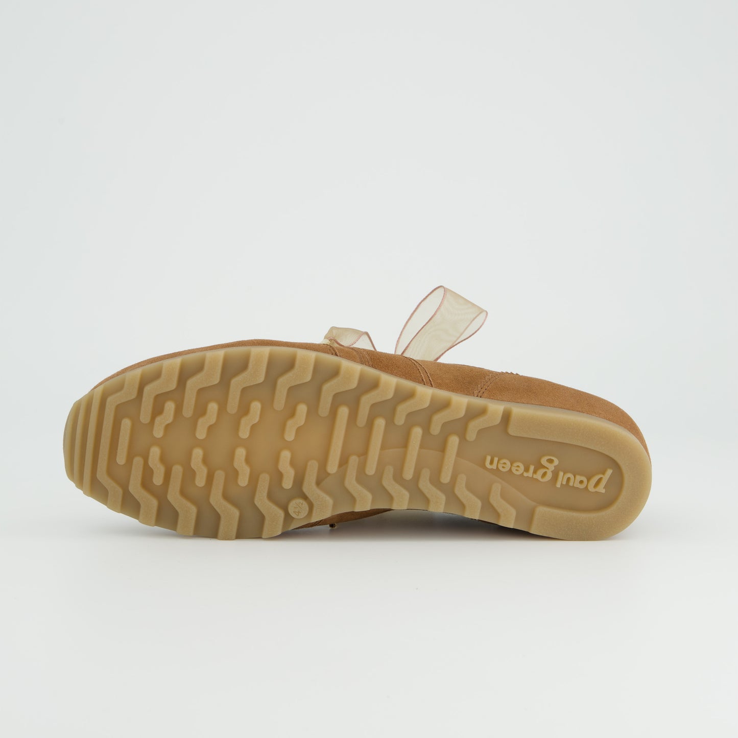 Suede Sneaker With Ribbon Lace