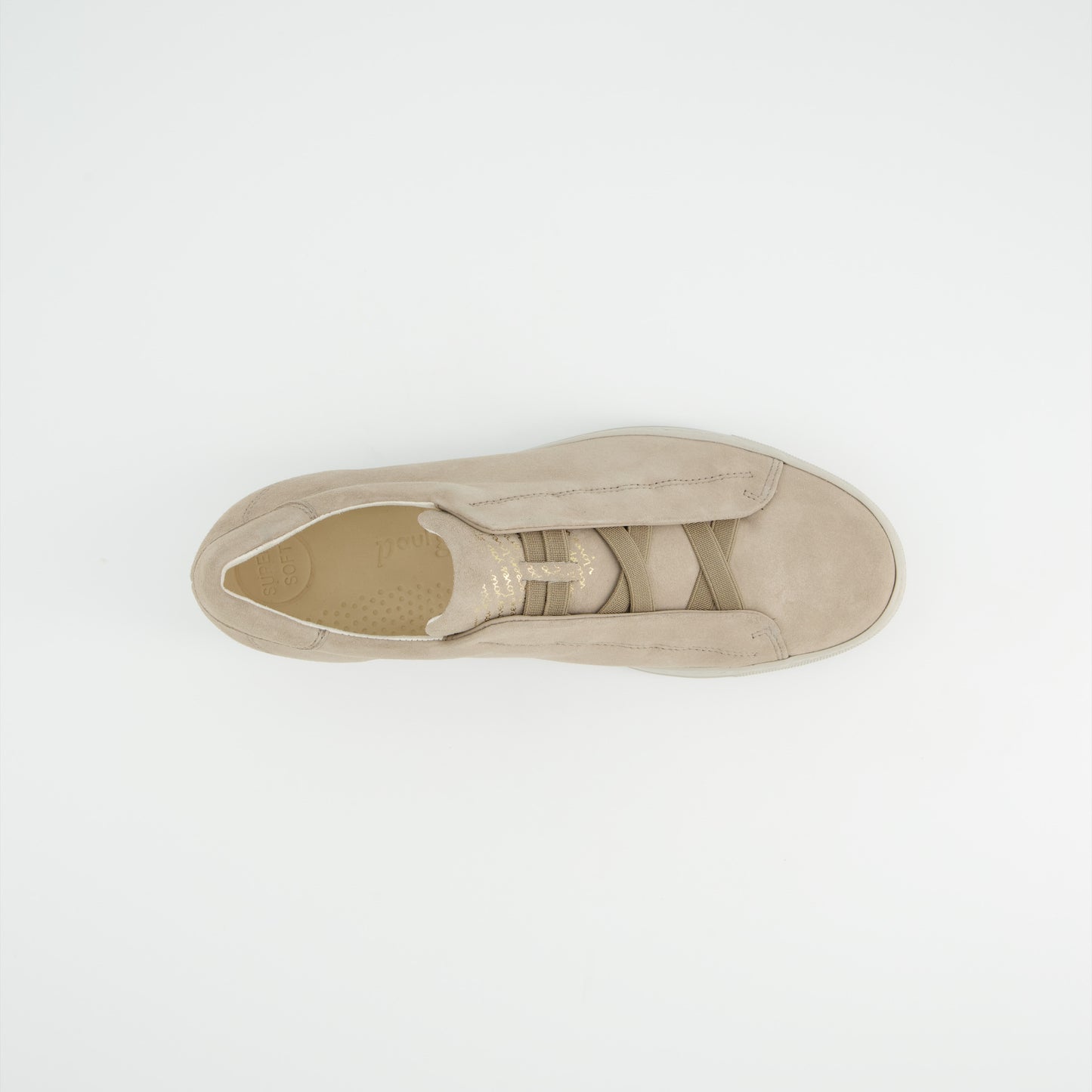 Suede Platfrom Slip On Sneaker