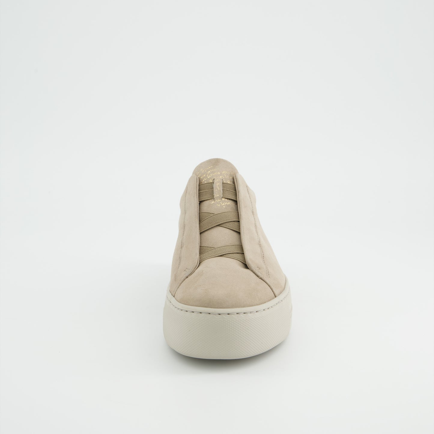 Suede Platfrom Slip On Sneaker