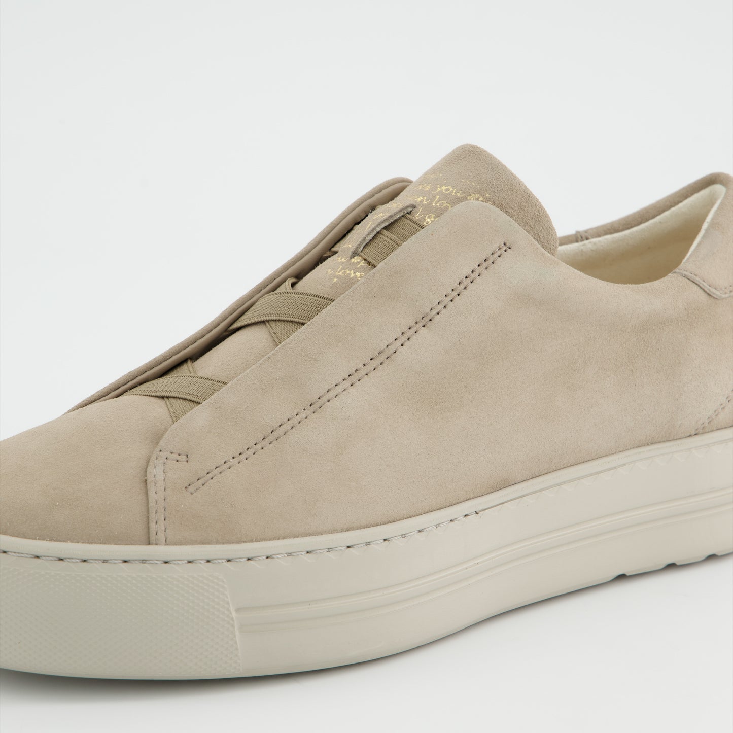 Suede Platfrom Slip On Sneaker
