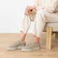 Suede Platfrom Slip On Sneaker