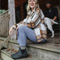 Blundstone 587 Rustic Black Chelsea Boots worn with jeans and wool socks
