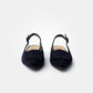 Suede Sling Back