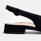Suede Sling Back